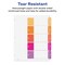 Avery Ready Index 5 Tab Binder Dividers, Customizable Table of Contents, Multicolor Tabs, 6 Sets (11187)